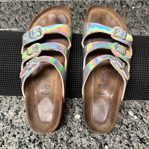 Birkenstock opalescent sandals